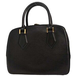Louis Vuitton Black Epi Sablon Handbag M52042